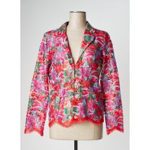 NATHALIE CHAIZE - Blazer rouge en polyester - Femme - Taille 38 - Modz