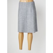 GERRY WEBER - Jupe mi-longue gris en merinos - Femme - Taille 40 - Modz