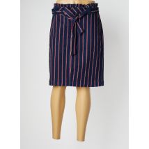 COMMA - Jupe mi-longue bleu en coton - Femme - Taille 38 - Modz