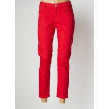 DENIM STORIES - Pantalon 7/8 rouge en coton - Femme - Taille W32 - Modz