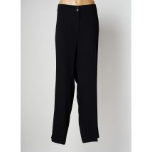 LEBEK - Pantalon droit noir en polyester - Femme - Taille 54 - Modz