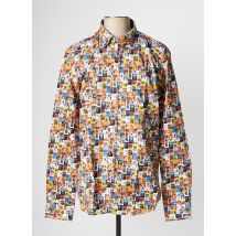 DARIO BELTRAN - Chemise manches longues jaune en coton - Homme - Taille S - Modz