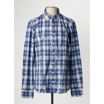 NEW ZEALAND AUCKLAND - Chemise manches longues bleu en coton - Homme - Taille L - Modz