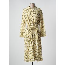 DISMERO - Robe mi-longue jaune en viscose - Femme - Taille 40 - Modz