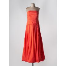 LIVIANA CONTI - Robe longue orange en coton - Femme - Taille 40 - Modz