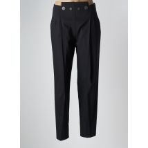 OBLIQUE - Pantalon slim noir en laine - Femme - Taille 38 - Modz