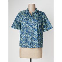 LA FIANCÉE - Chemisier bleu en coton - Femme - Taille 36 - Modz