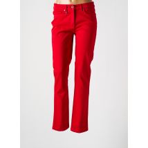 SAINT JAMES - Jeans coupe slim rouge en coton - Femme - Taille 42 - Modz