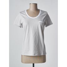 BLANC BOHEME - T-shirt gris en coton - Femme - Taille 36 - Modz