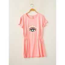 KENZO - Robe mi-longue rose en coton - Fille - Taille TU - Modz