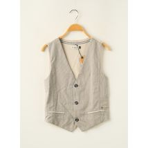 JEAN BOURGET - Gilet sans manche beige en coton - Garçon - Taille TU - Modz
