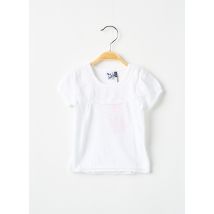 3 POMMES - T-shirt blanc en coton - Fille - Taille TU - Modz