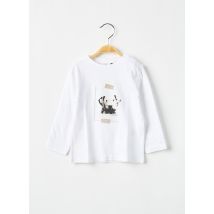 3 POMMES - T-shirt blanc en coton - Garçon - Taille TU - Modz