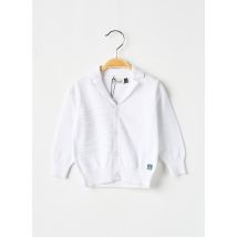 JEAN BOURGET - Gilet manches longues blanc en coton - Garçon - Taille TU - Modz