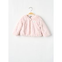 3 POMMES - Manteau court rose en coton - Fille - Taille TU - Modz