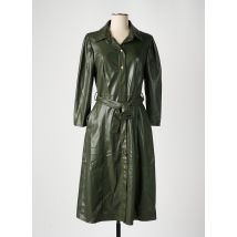 K-DESIGN - Robe longue vert en polyurethane - Femme - Taille 38 - Modz