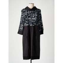 DOLCEZZA - Robe mi-longue noir en polyester - Femme - Taille 34 - Modz