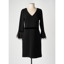 K-DESIGN - Robe mi-longue noir en polyester - Femme - Taille 38 - Modz