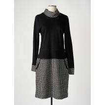 DOLCEZZA - Robe mi-longue noir en acrylique - Femme - Taille 36 - Modz