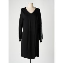 TUZZI - Robe mi-longue noir en viscose - Femme - Taille 38 - Modz