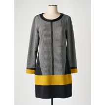 DIVAS - Robe mi-longue gris en polyamide - Femme - Taille 38 - Modz