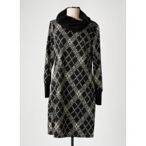 K-DESIGN - Robe mi-longue noir en polyester - Femme - Taille 38 - Modz