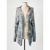ANANKE - Gilet manches longues bleu en autre matiere - Femme - Taille 44 - Modz