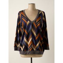 K-DESIGN - Top bleu en polyester - Femme - Taille 42 - Modz