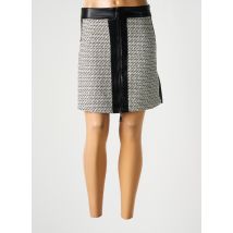 LESLIE - Jupe courte gris en polyester - Femme - Taille 36 - Modz