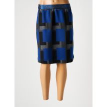 POUPÉE CHIC BY MERCEDES DE MIGUEL - Jupe mi-longue bleu en polyester - Femme - Taille 42 - Modz