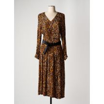 LA PETITE FRANCAISE - Robe longue marron en viscose - Femme - Taille 36 - Modz