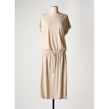 JUVIA - Robe longue beige en coton - Femme - Taille 36 - Modz