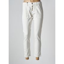 ACQUAVERDE - Pantalon 7/8 blanc en coton - Femme - Taille W25 - Modz