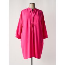 OCTAVIE & LEONIE - Robe mi-longue rose en polyamide - Femme - Taille 42 - Modz