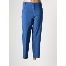 ONE O ONE - Pantalon droit bleu en viscose - Femme - Taille 46 - Modz