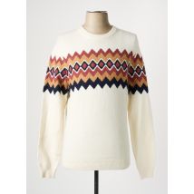 VICOMTE ARTHUR - Pull beige en viscose - Homme - Taille M - Modz