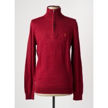 VICOMTE ARTHUR - Pull rouge en coton - Homme - Taille M - Modz