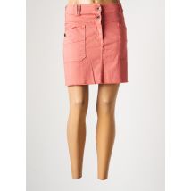 PAKO LITTO - Jupe courte rose en coton - Femme - Taille 36 - Modz