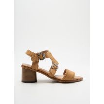 J.METAYER - Sandales/Nu pieds marron en cuir - Femme - Taille 35 - Modz