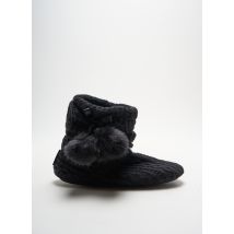 ISOTONER - Chaussons/Pantoufles noir en textile - Femme - Taille 37 - Modz