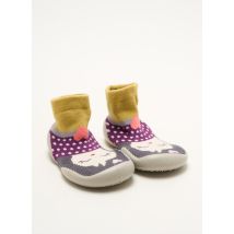 COLLEGIEN - Chaussons/Pantoufles violet en textile - Fille - Taille 20 - Modz