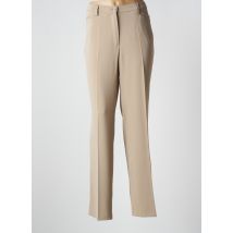 GARDEUR - Pantalon droit beige en polyester - Femme - Taille 46 - Modz