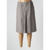 BASLER - Jupe mi-longue gris en laine - Femme - Taille 38 - Modz