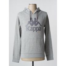 KAPPA - Sweat-shirt à capuche gris en coton - Homme - Taille S - Modz