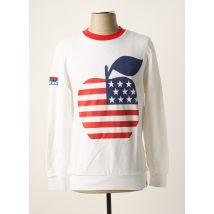 FRENCH KICK - Sweat-shirt blanc en coton - Homme - Taille XS - Modz