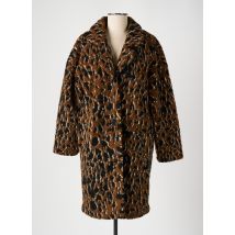 MINIMUM - Manteau long marron en polyester - Femme - Taille 38 - Modz