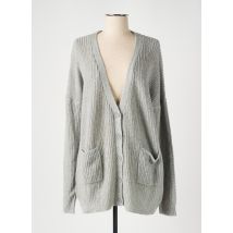 DN.SIXTY SEVEN - Gilet manches longues gris en acrylique - Femme - Taille 40 - Modz
