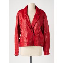 OAKWOOD - Veste en cuir rouge en cuir - Femme - Taille 36 - Modz