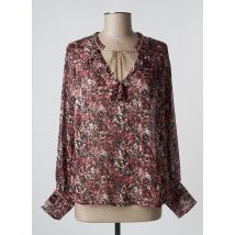 EMA BLUE'S - Blouse rouge en polyester - Femme - Taille 38 - Modz