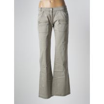 SESSUN - Pantalon flare gris en coton - Femme - Taille 42 - Modz